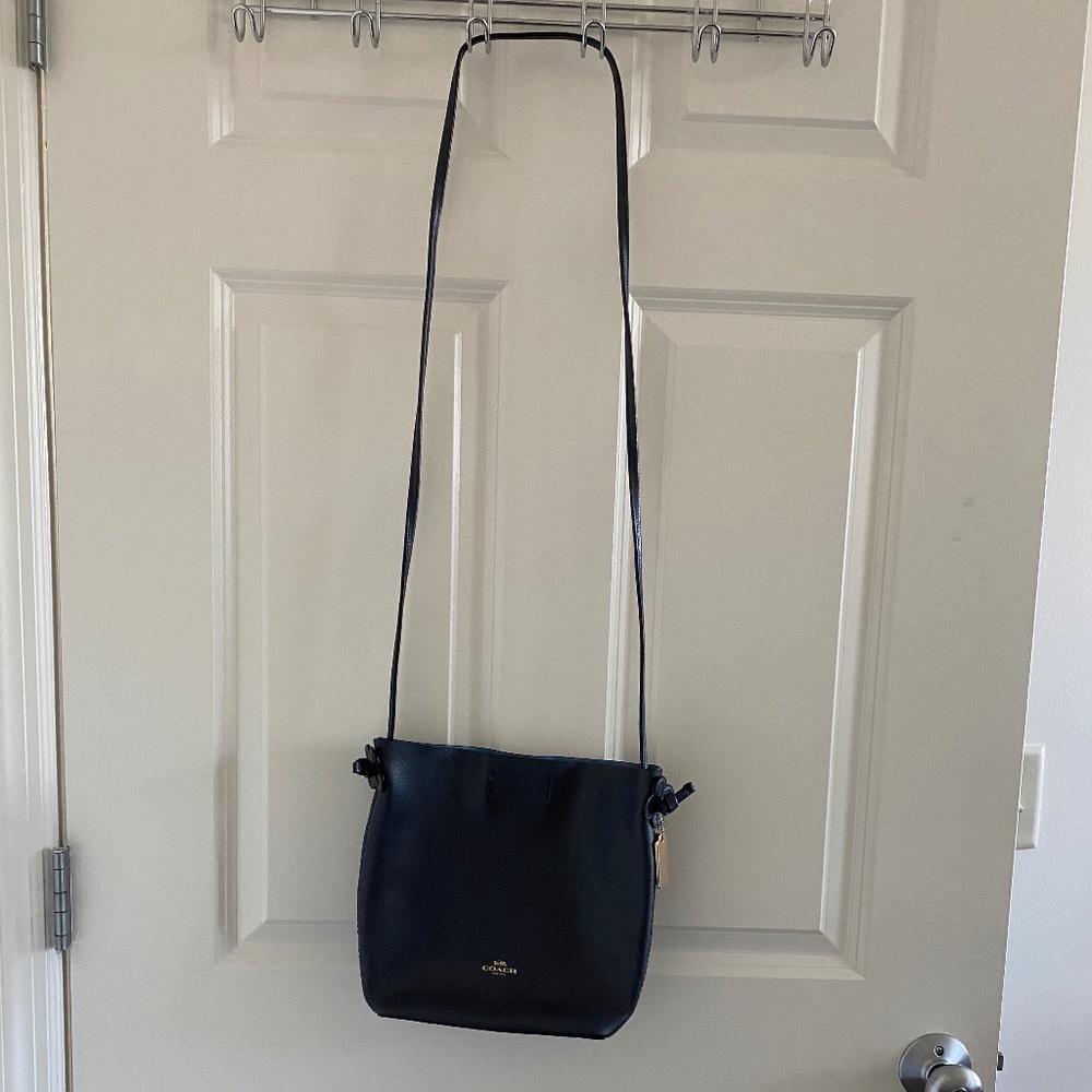 Coach Crossbody Purse in Navy Blue